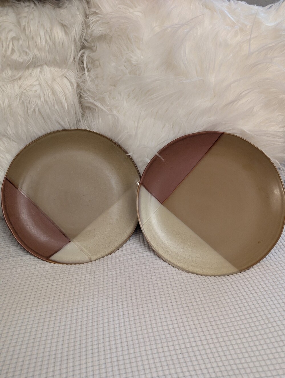 Sango Gold Dust Sienna 11" 2-Pack dinner Plates.